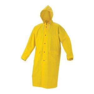 IMPERMEABLE TIPO GABAN AMARILLO